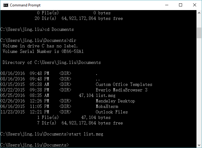 Windows Command Prompt